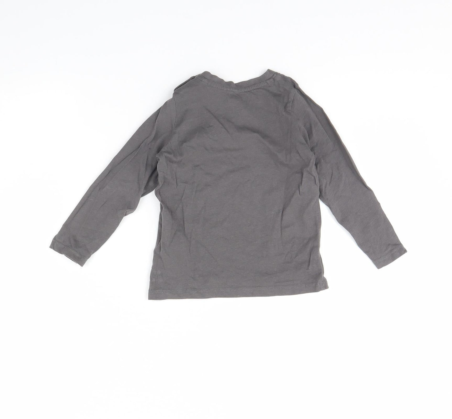 Lulipu Baby Grey   Basic T-Shirt Size 12 Months