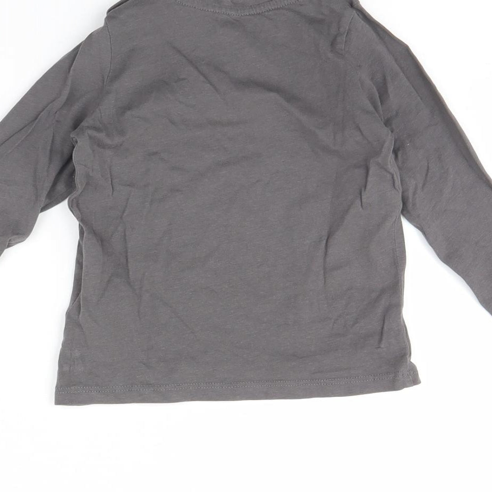 Lulipu Baby Grey   Basic T-Shirt Size 12 Months
