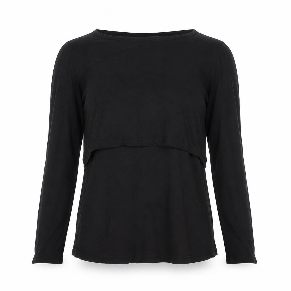 Small show Womens Black   Basic T-Shirt Size S