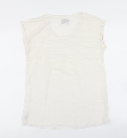 NEXT Womens White   Basic Tank Size 8