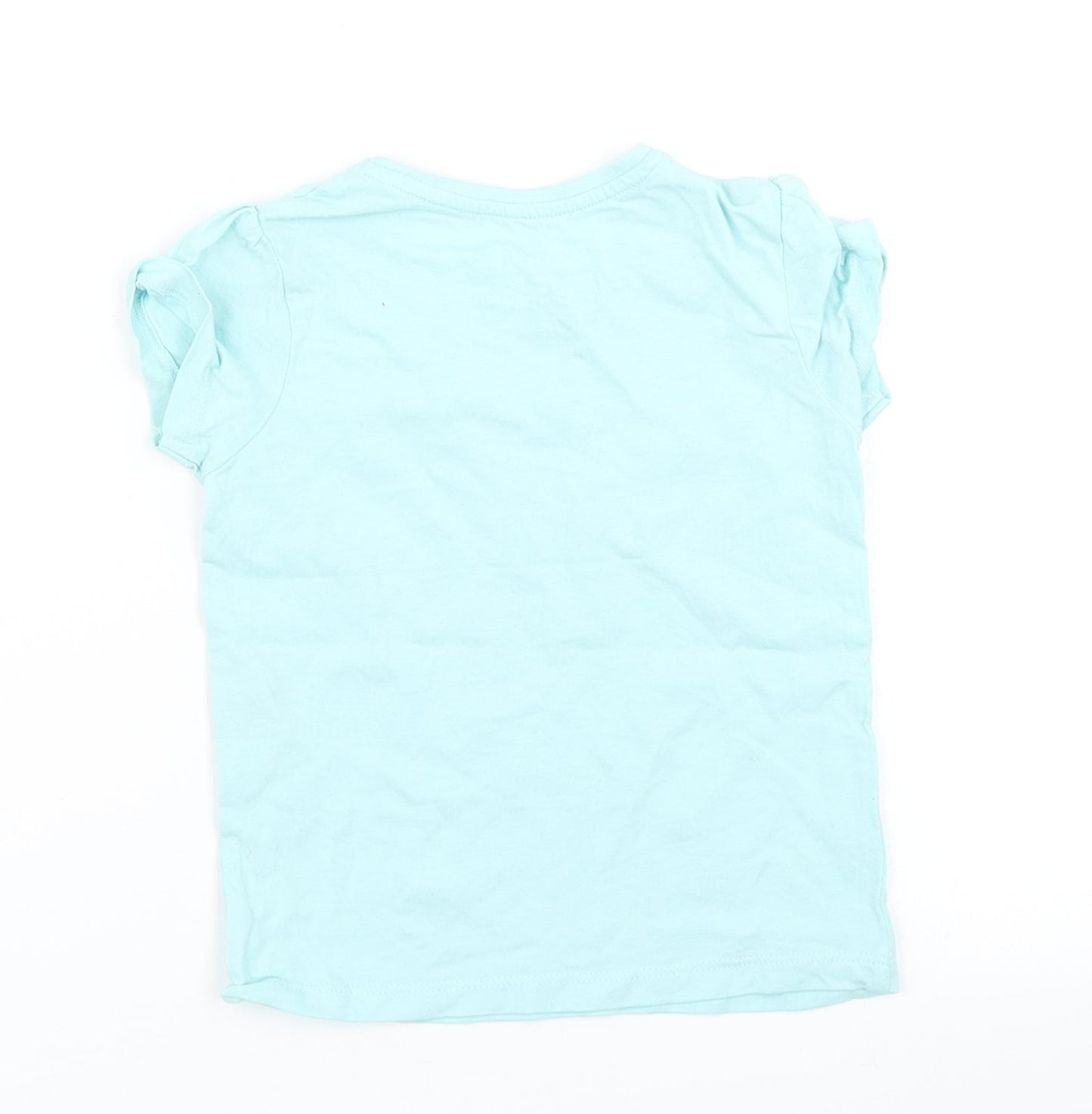 Primark Boys Blue   Basic T-Shirt Size 2-3 Years