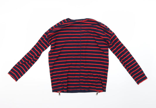 Marks and Spencer Womens Multicoloured Striped  Pullover Jumper Size 12
