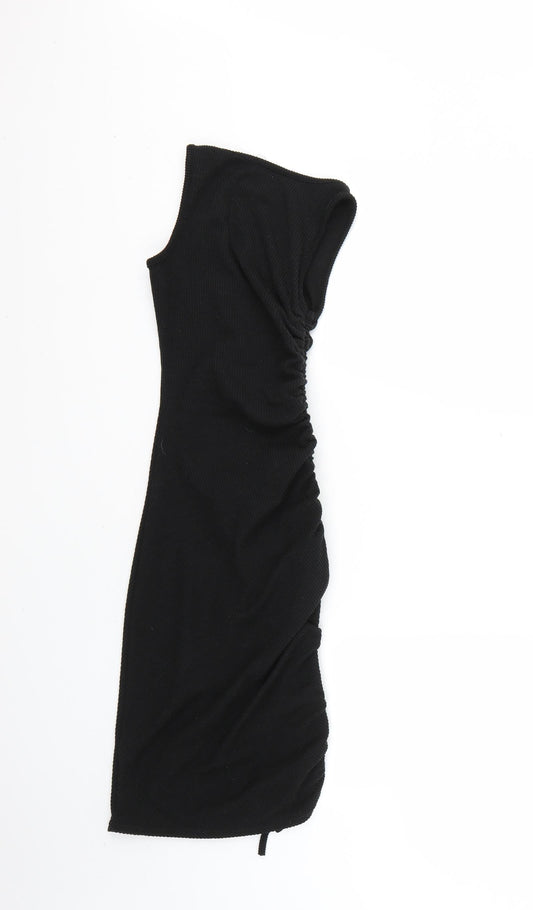PRETTYLITTLETHING Womens Black   Bodycon  Size 4