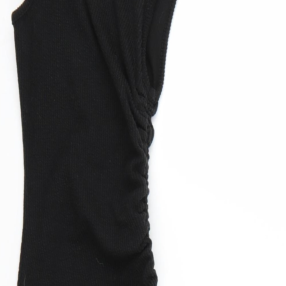 PRETTYLITTLETHING Womens Black   Bodycon  Size 4