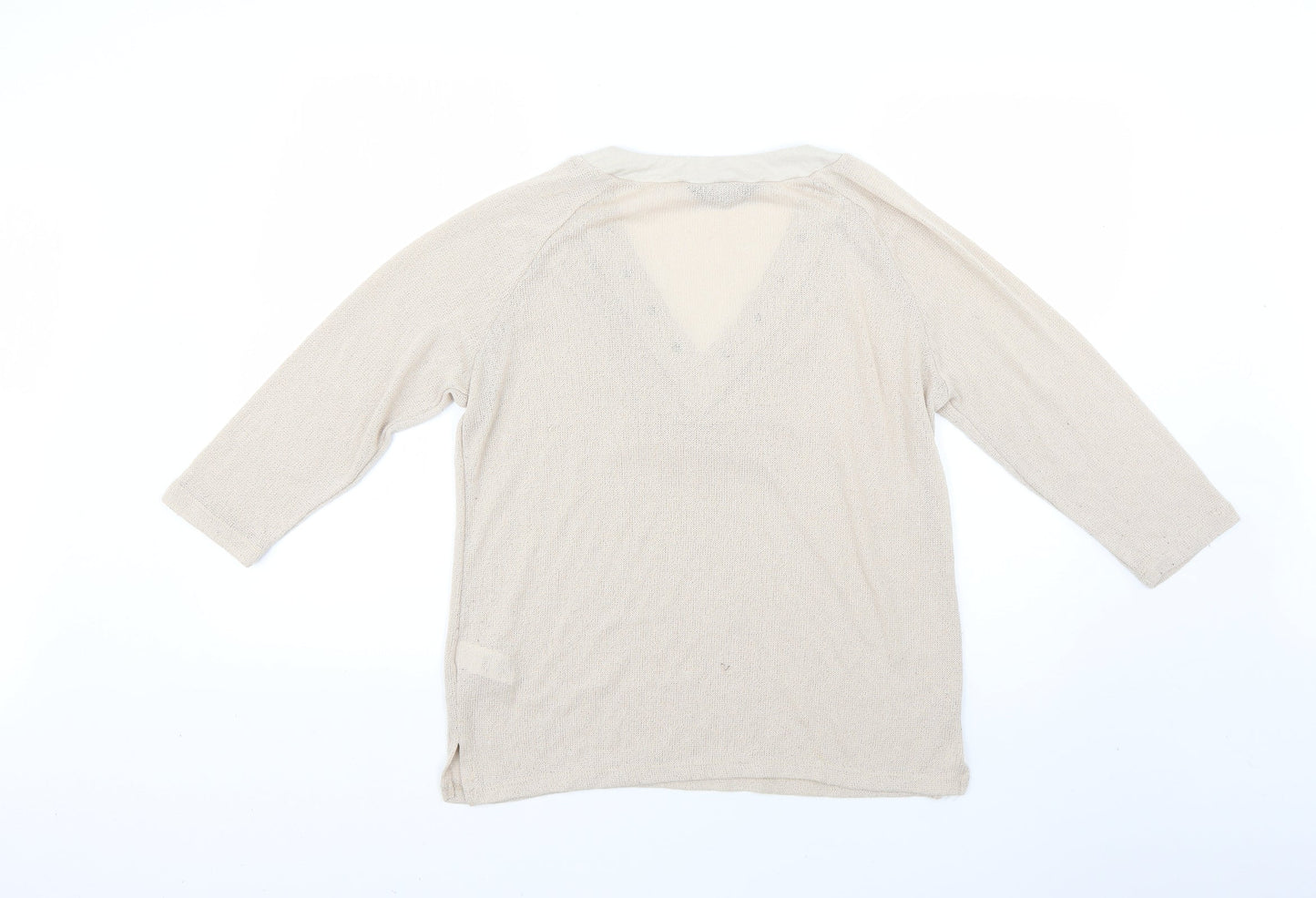 Dorothy Perkins Mens Beige   Pullover Jumper