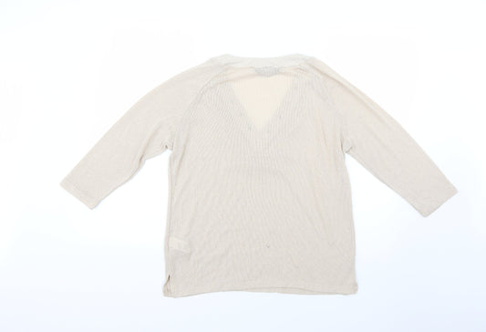 Dorothy Perkins Mens Beige   Pullover Jumper