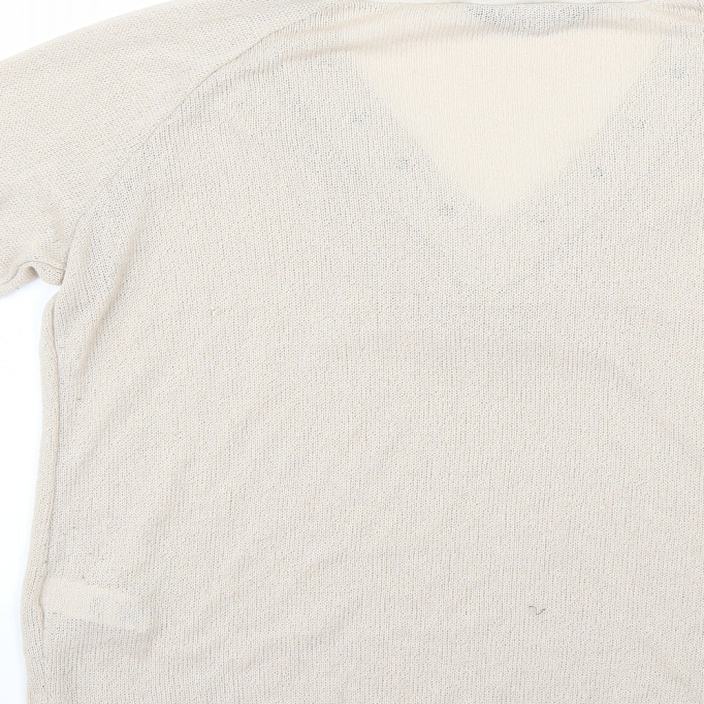 Dorothy Perkins Mens Beige   Pullover Jumper