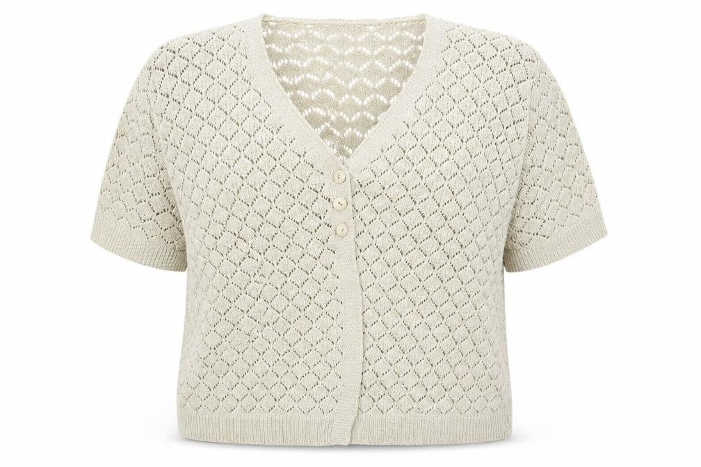 Pure & Natural Womens Grey  Knit Cardigan Jumper Size 2XL