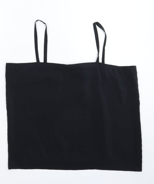 Preworn Womens Black   Basic Tank Size L