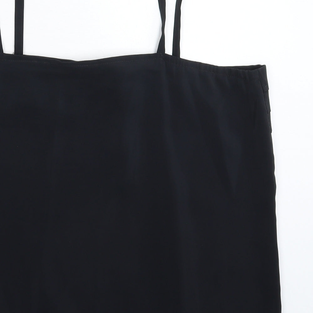 Preworn Womens Black   Basic Tank Size L