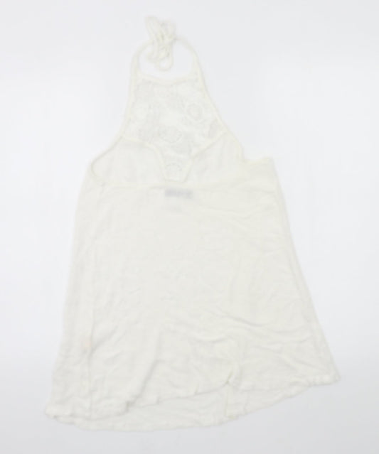 Boohoo Womens White   Basic Tank Size 12