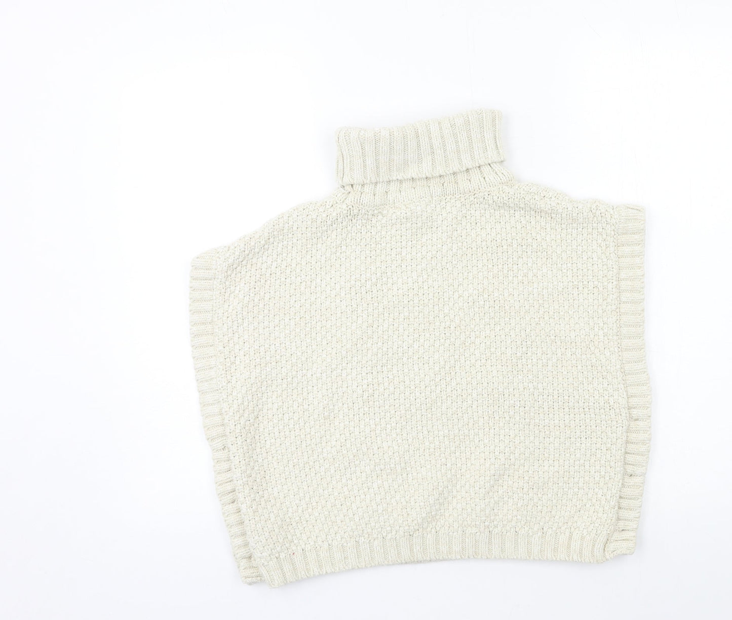 Nula Bug Girls Ivory  Knit Pullover Jumper Size 8 Years
