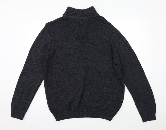 Matalan Mens Grey  Knit Pullover Jumper Size L