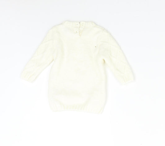 Primark Baby Ivory  Knit Pullover Jumper Size 3-6 Months