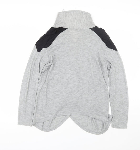 Papaya Womens Grey   Cardigan Jumper Size 14