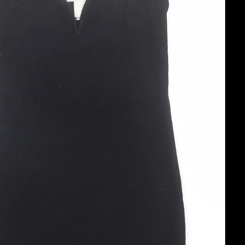 H&M Womens Black   Wrap Dress  Size S