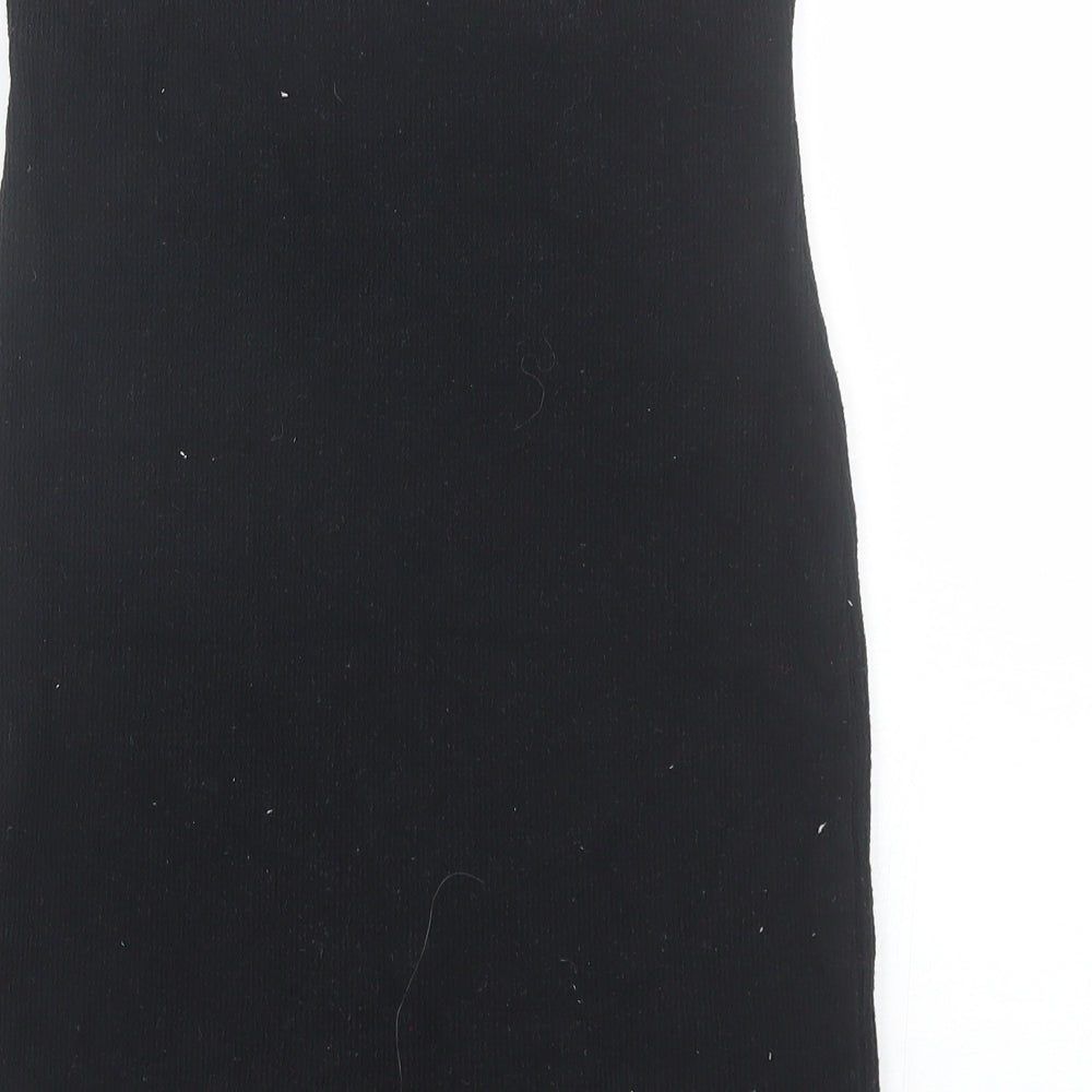 H&M Womens Black   Wrap Dress  Size S