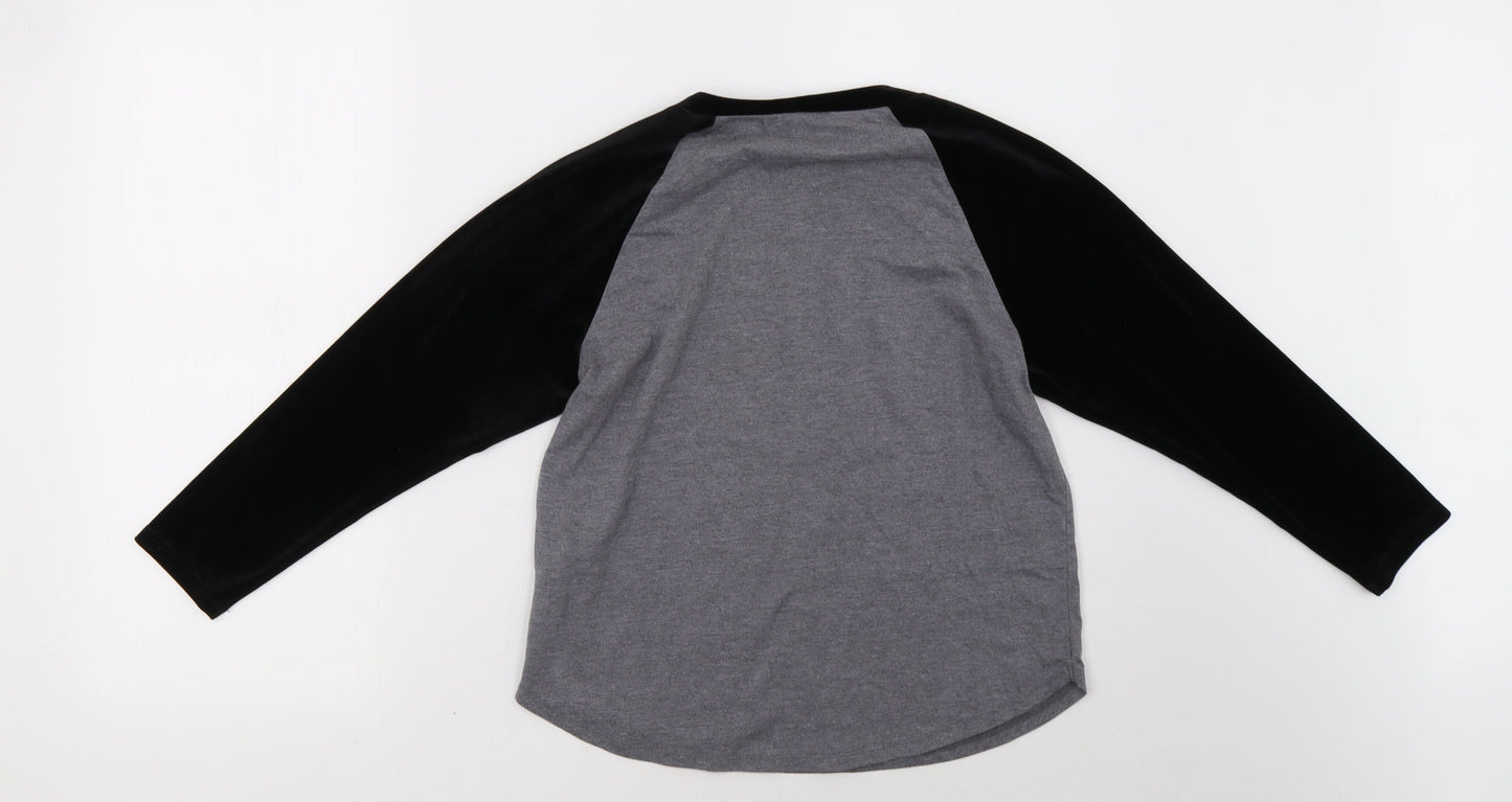 FOREVER 21 Womens Grey   Pullover Sweatshirt Size S