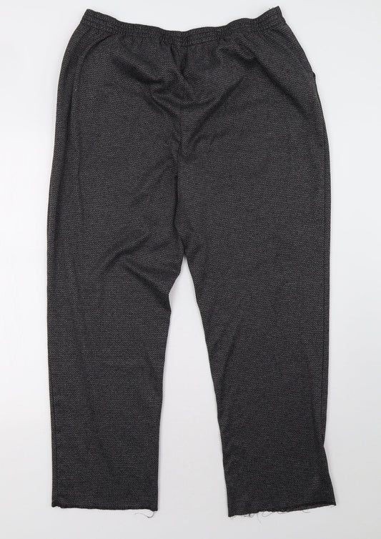 matalqan Womens Grey   Trousers  Size 18 L30 in