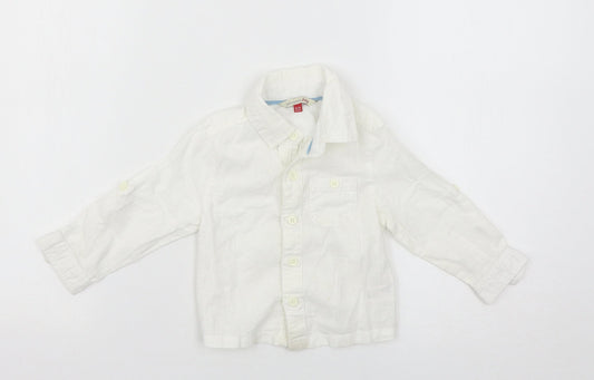John Lewis Boys White   Basic Casual Size 9-12 Months