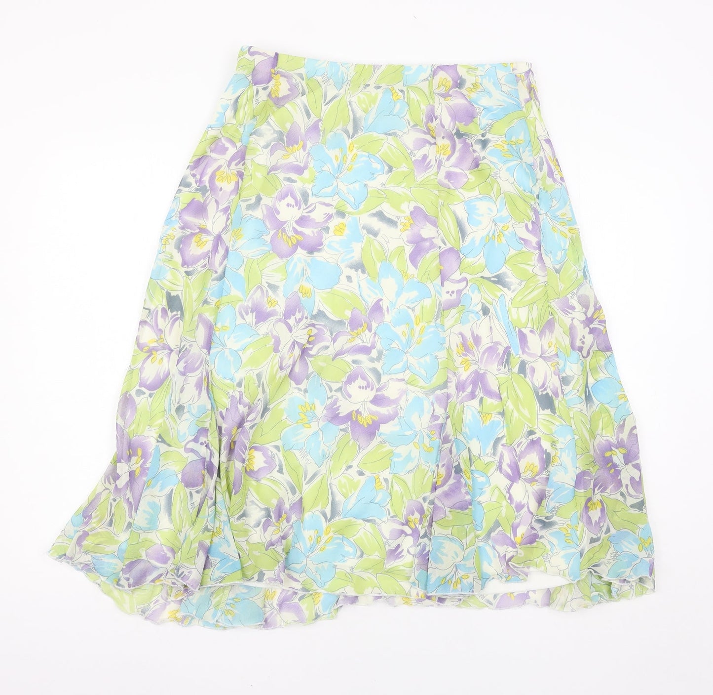 EWM Womens Multicoloured Floral  Maxi Skirt Size 14
