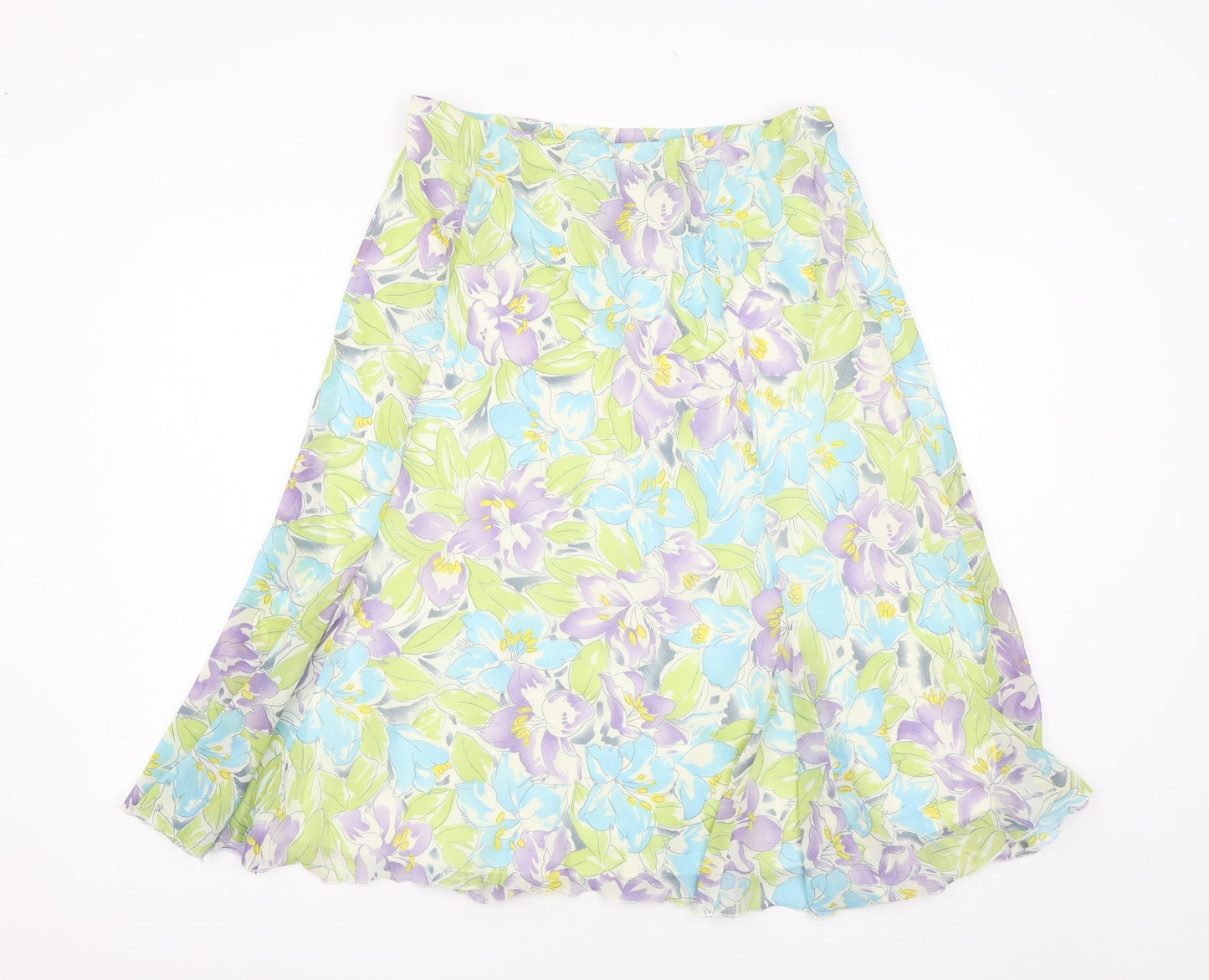EWM Womens Multicoloured Floral  Maxi Skirt Size 14