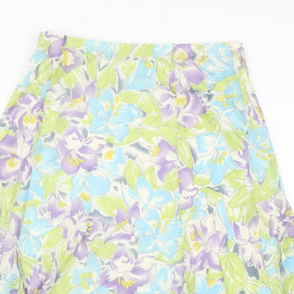 EWM Womens Multicoloured Floral  Maxi Skirt Size 14