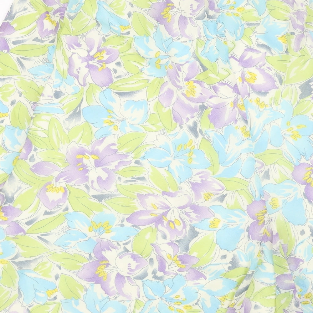 EWM Womens Multicoloured Floral  Maxi Skirt Size 14