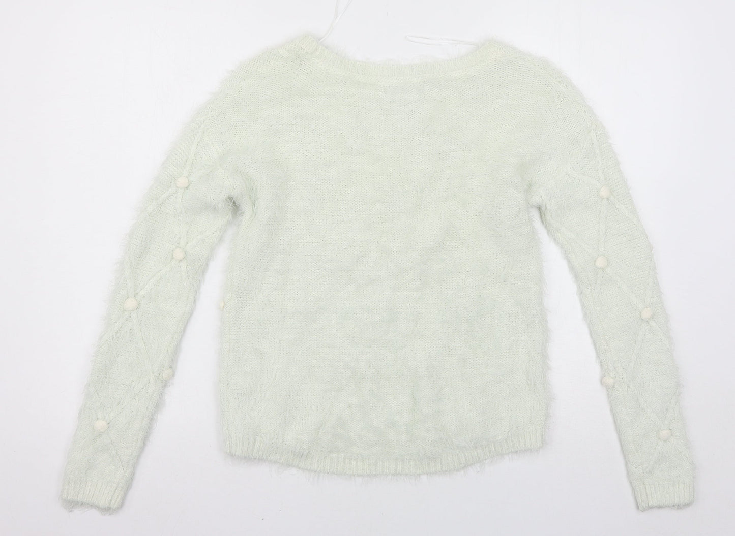 Red Herring Womens White   Pullover Jumper Size 10