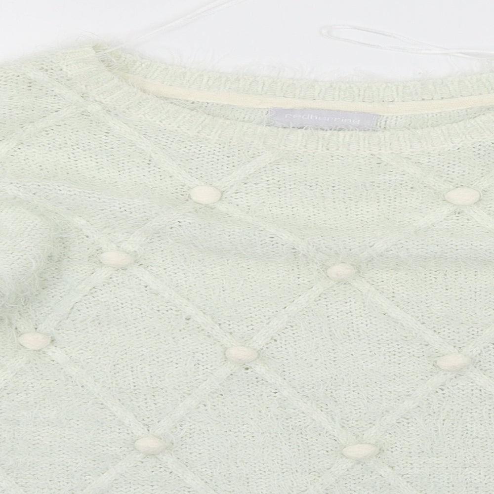 Red Herring Womens White   Pullover Jumper Size 10
