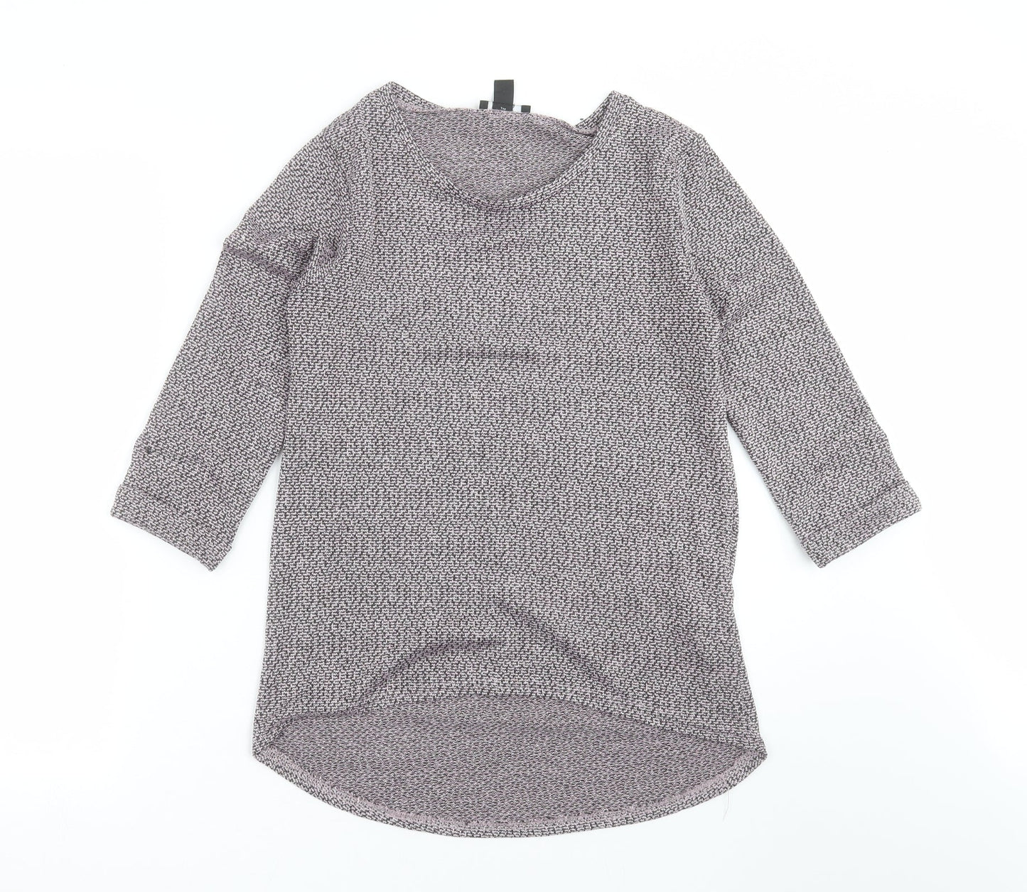 New Look Womens Purple  Knit Pullover Jumper Size 8