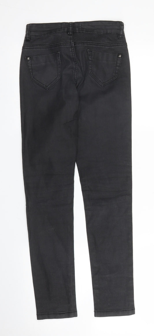 Sophie Girls Black  Denim Skinny Jeans Size 10 Years