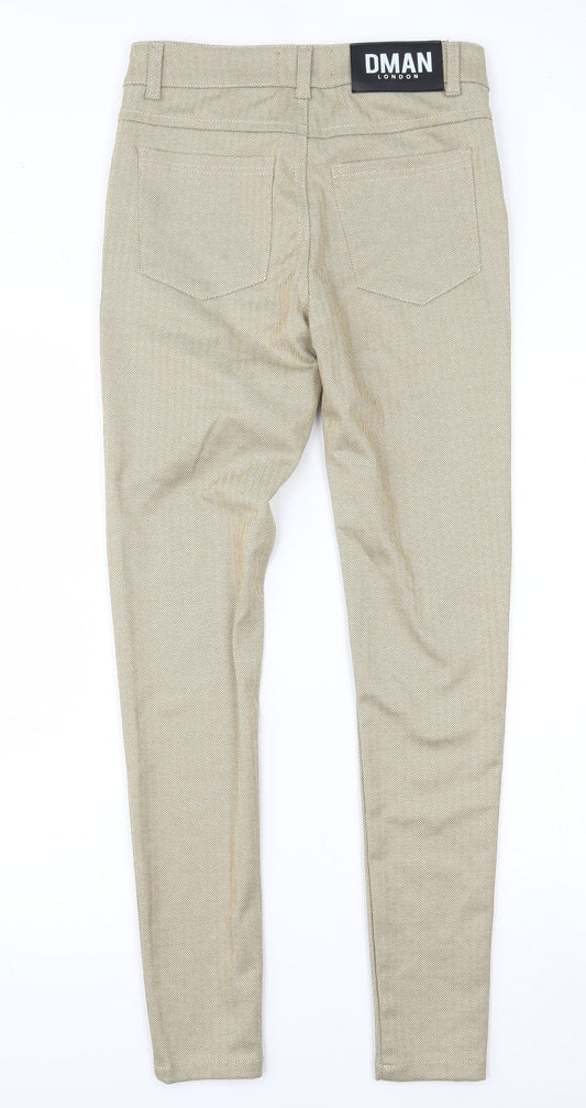 dman Womens Beige    Trousers Size 28 in L27 in