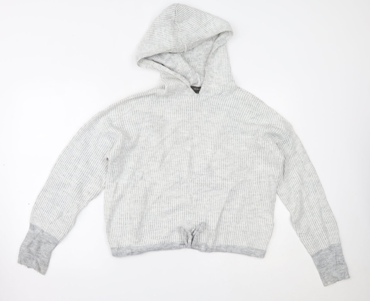 Primark Womens Grey   Pullover Hoodie Size XS