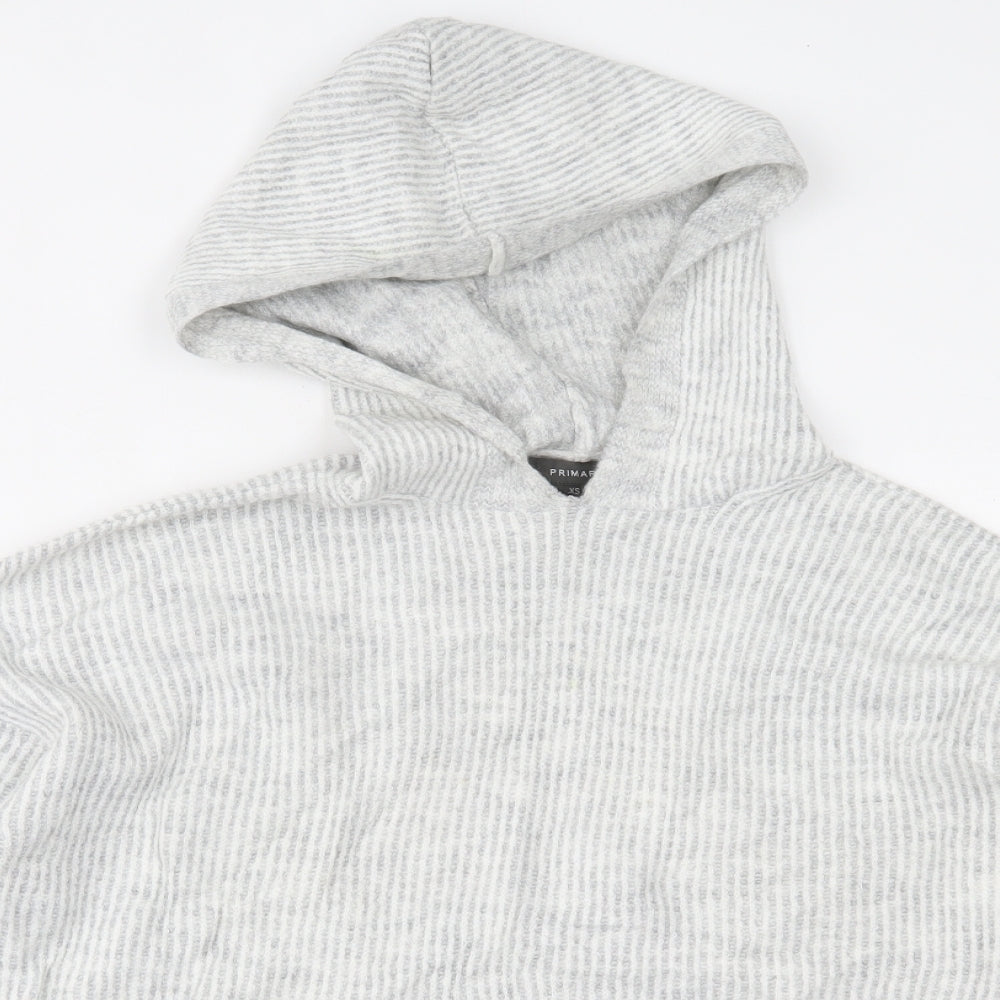 Primark Womens Grey   Pullover Hoodie Size XS