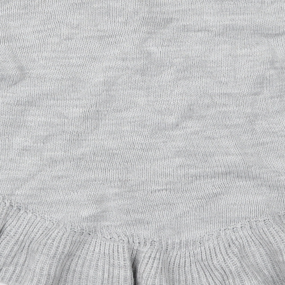 Boohoo Womens Grey   Pullover Jumper Size 8