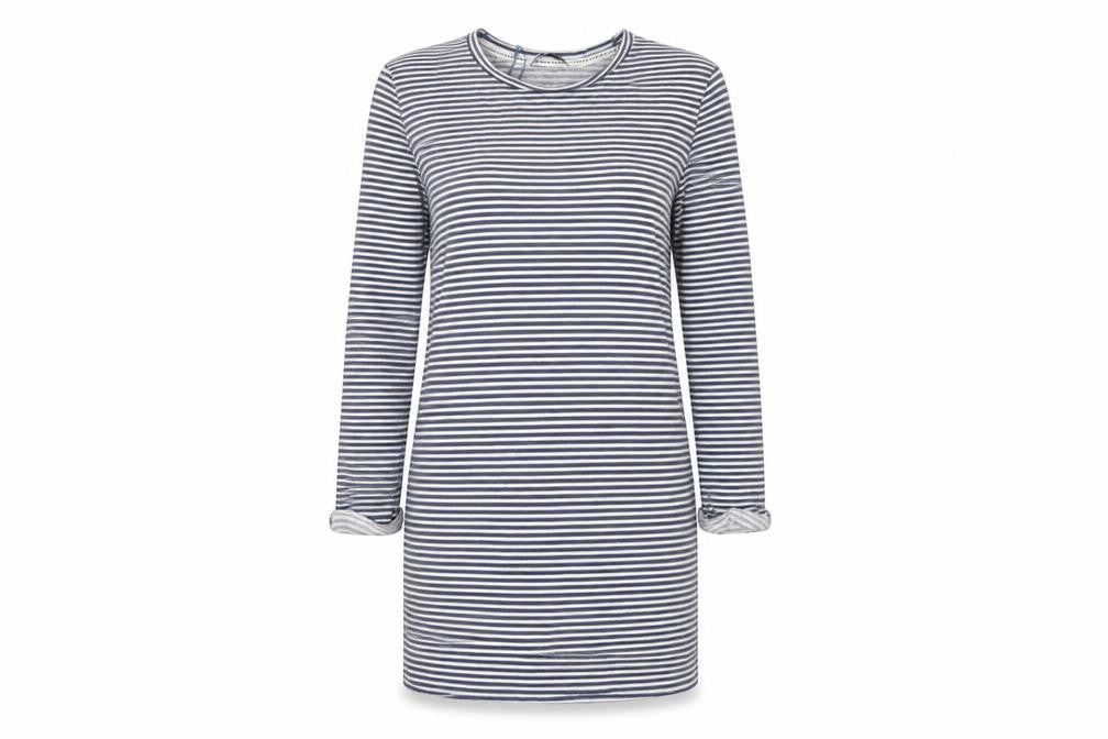 TU Womens Blue Striped  Jumper Dress  Size 10