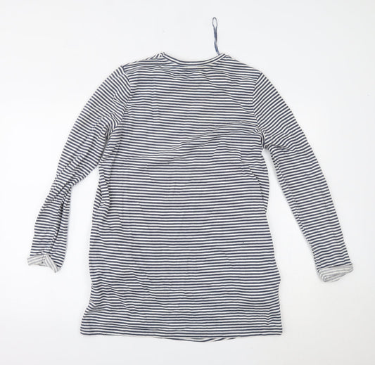 TU Womens Blue Striped  Jumper Dress  Size 10