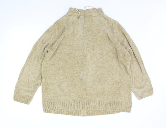 Preworn Womens Beige   Jacket Coat Size XL