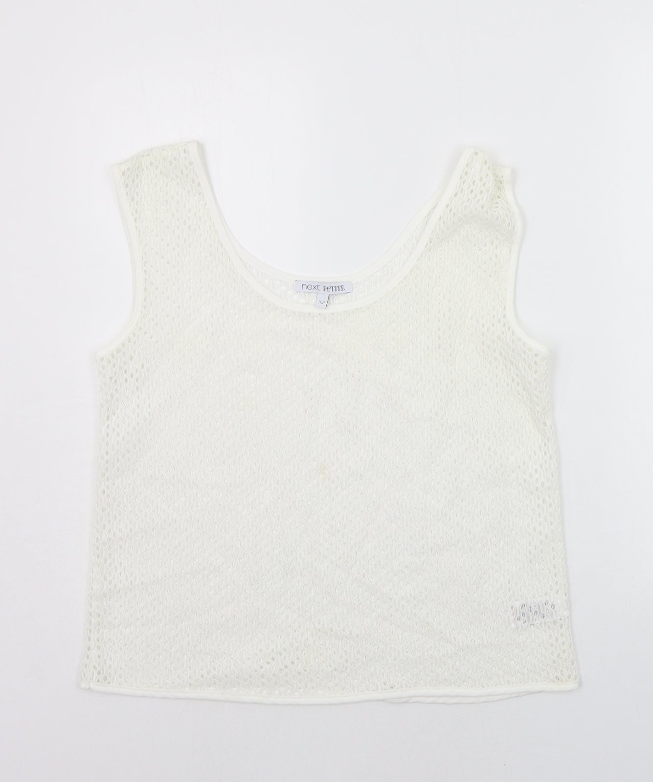 NEXT Womens White   Basic Tank Size 10