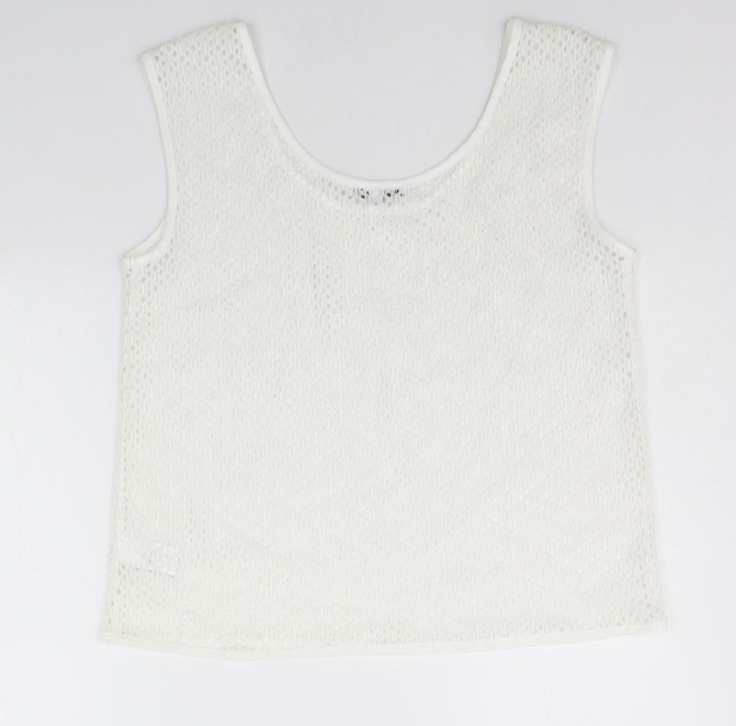 NEXT Womens White   Basic Tank Size 10
