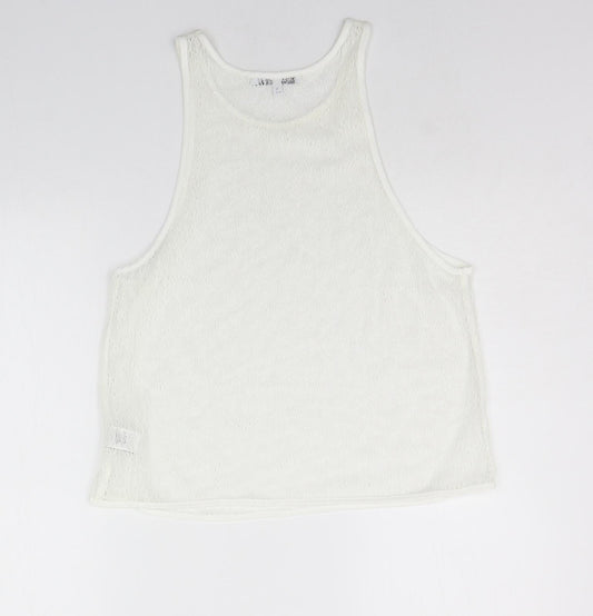 NEXT Womens White   Basic Tank Size 10