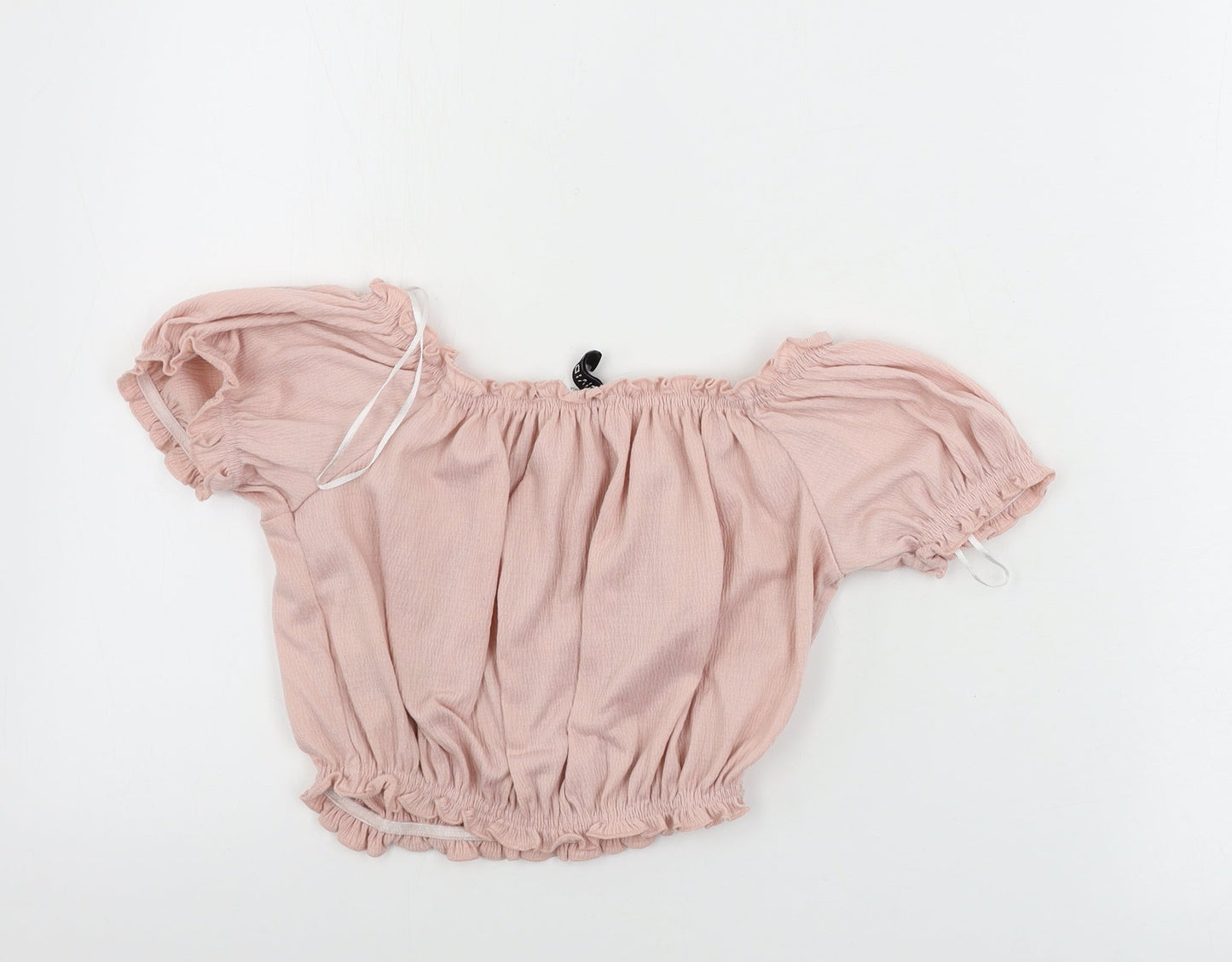 H&M Womens Pink   Cropped T-Shirt Size XS