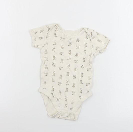 George  Boys Beige   Babygrow One-Piece Size 18-24 Months