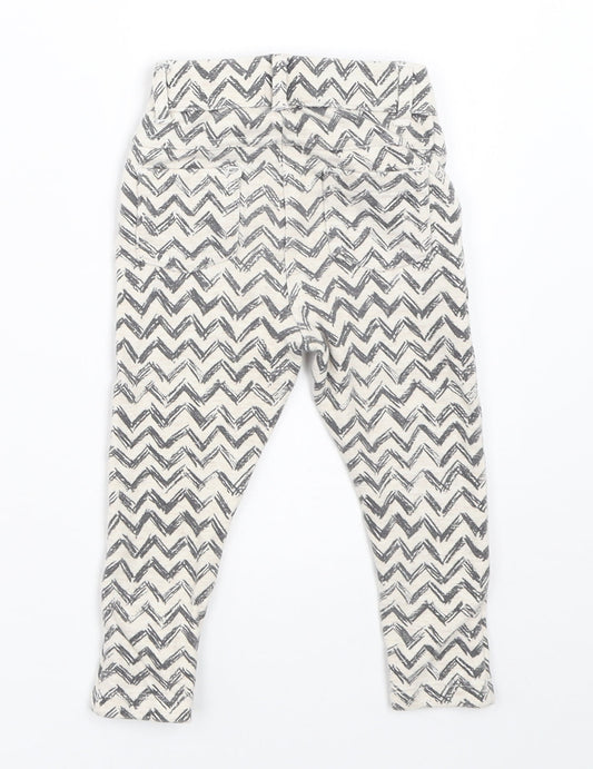 TU Girls Ivory   Capri Trousers Size 12-18 Months
