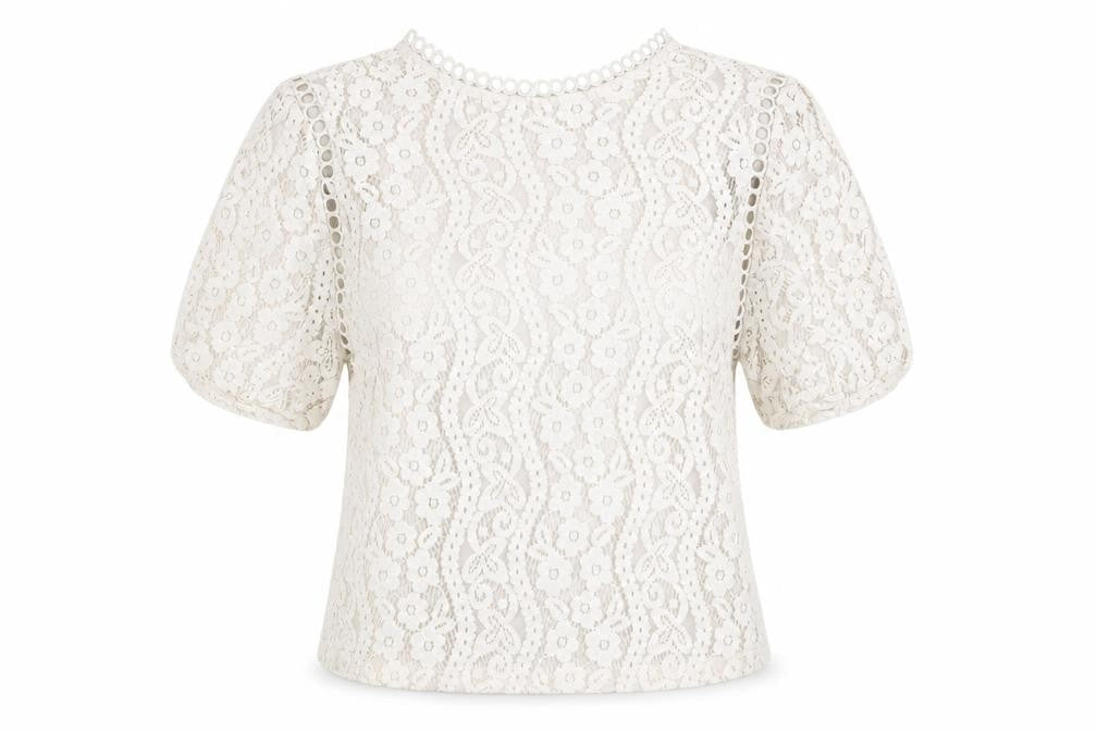 ADIVA Womens Ivory   Basic Blouse Size M