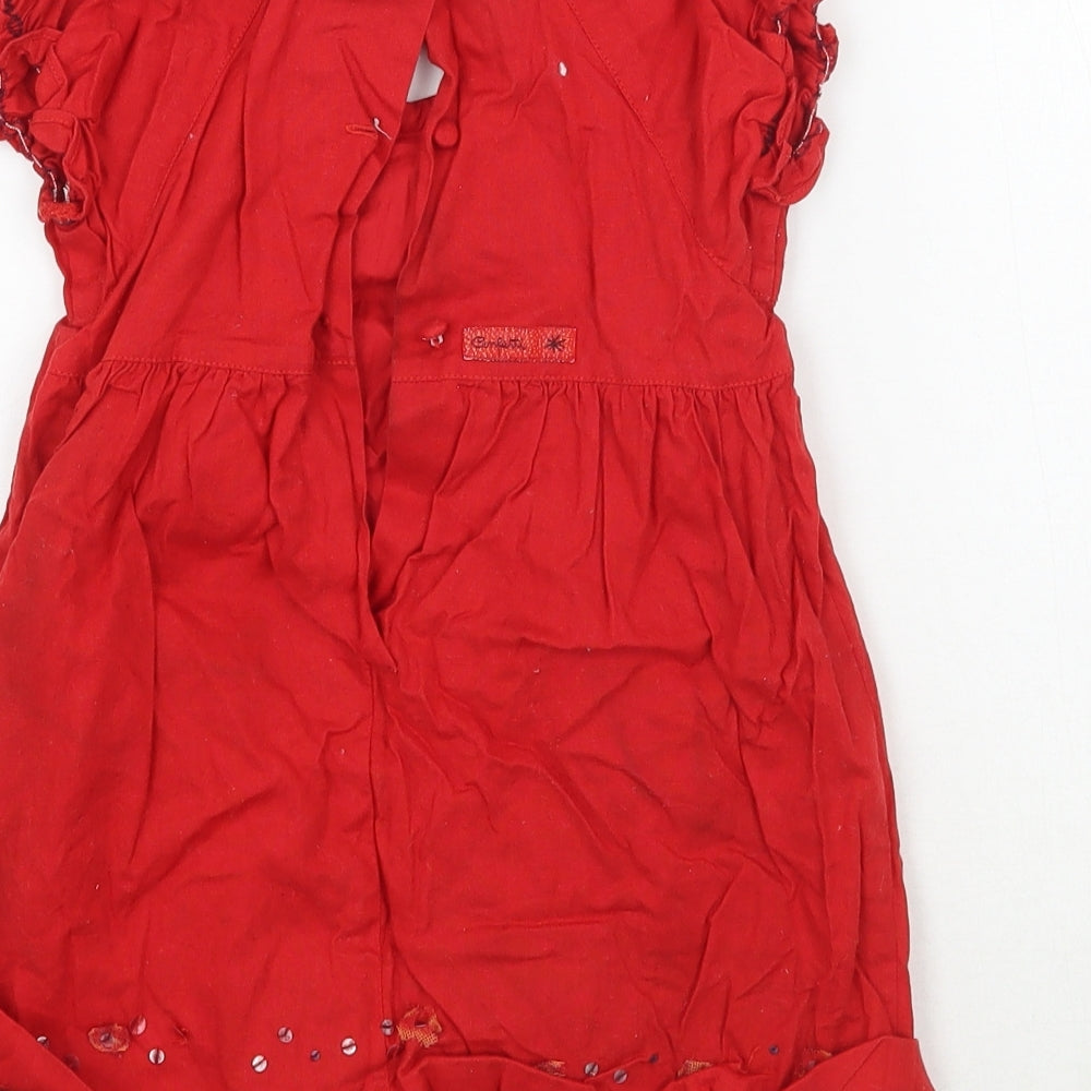 Confetti Girls Red   A-Line  Size 18 Months