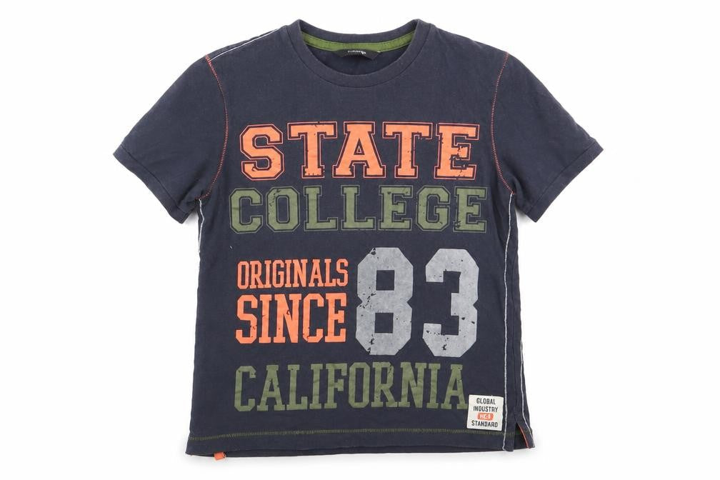 George Boys Blue   Basic T-Shirt Size 8-9 Years  - State College