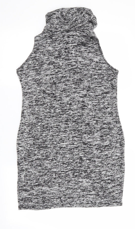 Voulez-Vous Womens Black   Jumper Dress  Size M  - White