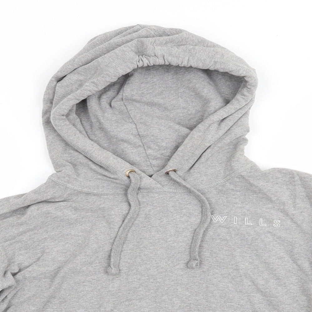 Jack Wills Womens Grey   Pullover Hoodie Size 8